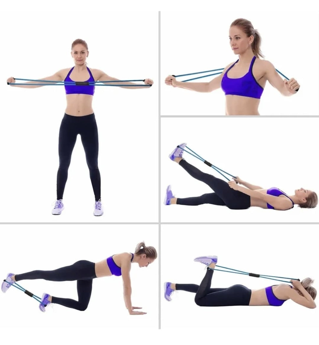 BANDA ELÁSTICA DE RESISTENCIA PARA YOGA, PILATES Y FITNESS